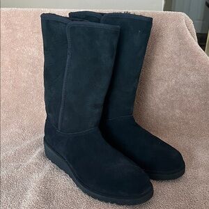 Ugg Black Suede Women's Boots